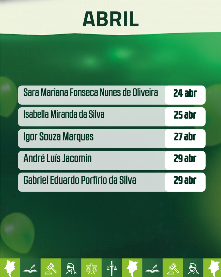 Aniversariante de Março